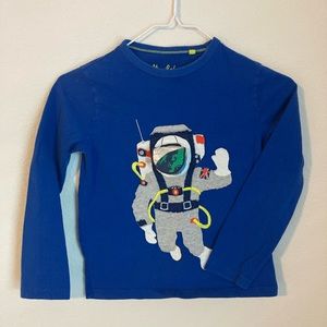 Mini Boden space man long sleeve t shirt